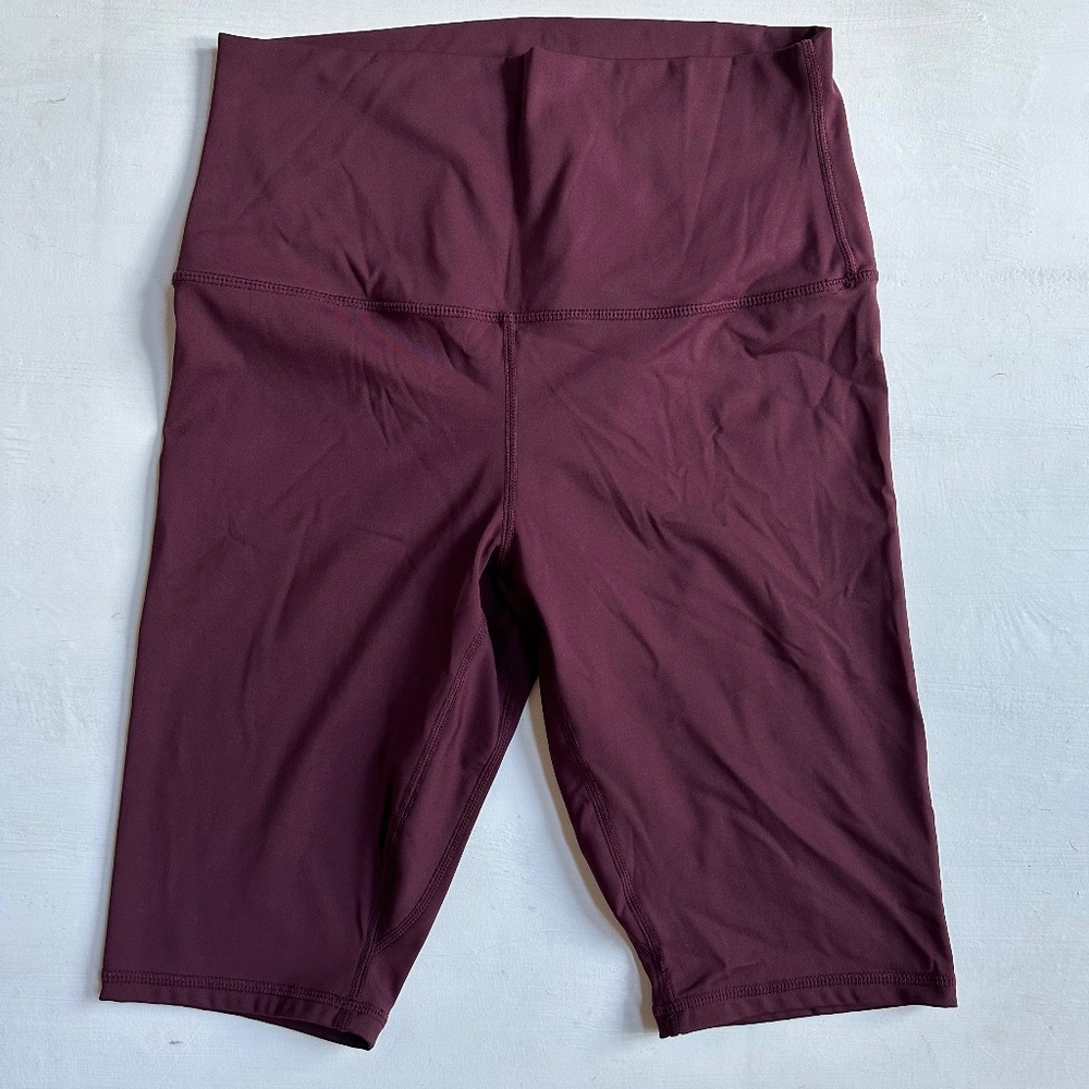 By Together Burgundy Red Biker Shorts